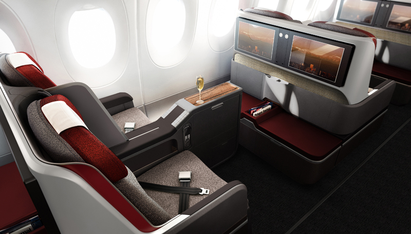 Az A350-es első osztály, kellemes utazást kínál. (Forrás: LATAM Group) | © AIRportal.hu