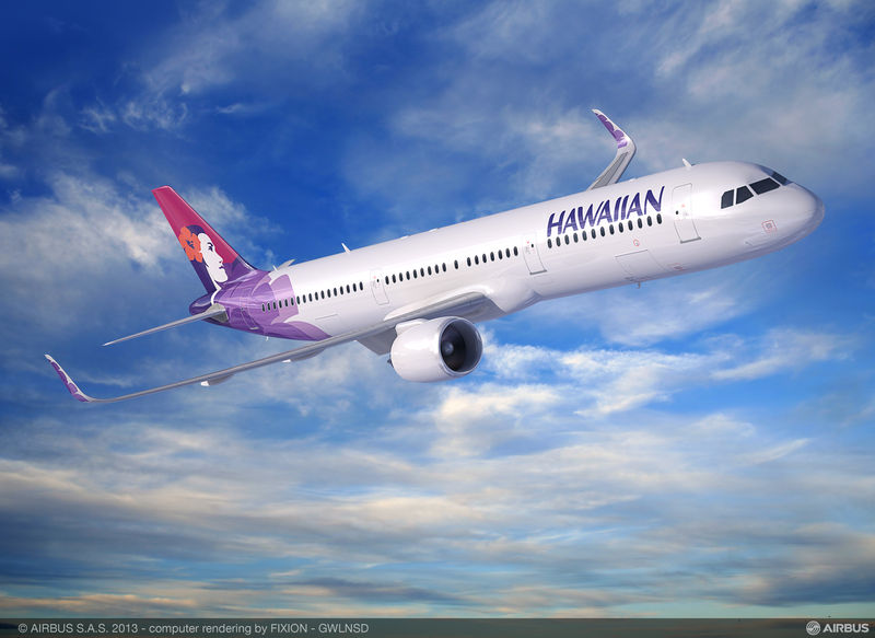 Hawaiian A321neo látványterv. (Forrás: Airbus) | © AIRportal.hu