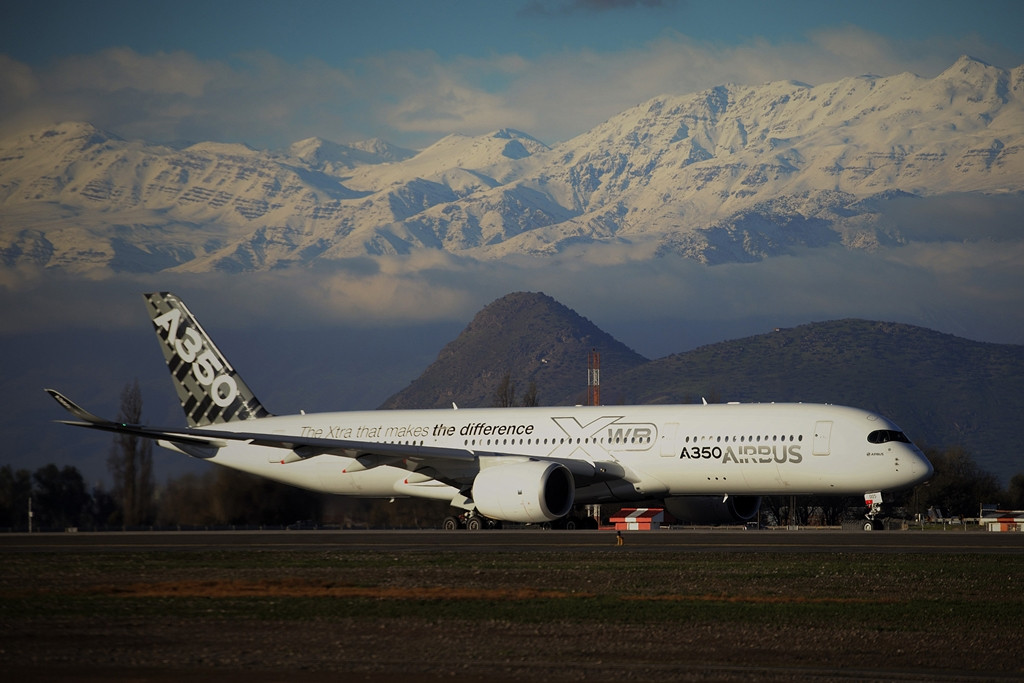 Érkezés Chilébe, az Arturo Merino Benítez nemzetközi repülőtérre. (Fotó: Airbus) | © AIRportal.hu