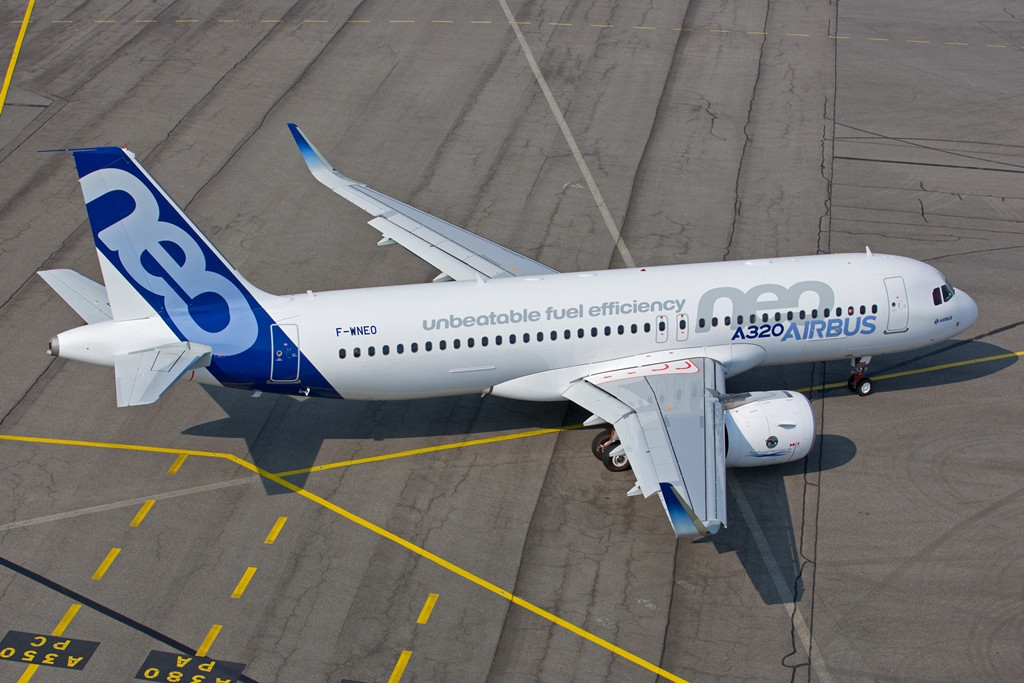 Az első A320neo prototípus a szűzrepülésének napján, szeptember 25-én. (Fotó: Airbus) | © AIRportal.hu