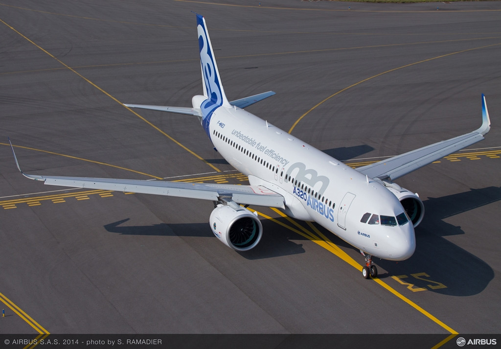 Airbus A320neo szűzrepülésének napján, 2014. szeptember 25-én. (Fotó: Airbus) | © AIRportal.hu