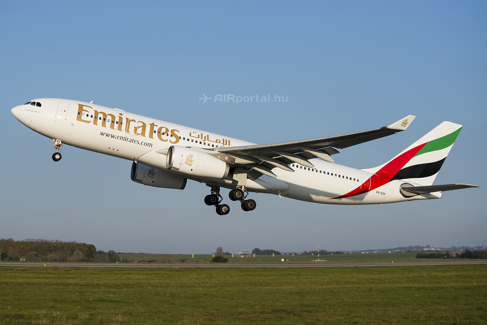 Az Emirates összesen 21 darab Airbus A330-as repülőgépet üzemeltet. (Fotó: Bodorics Tamás - AIRportal.hu) | © AIRportal.hu