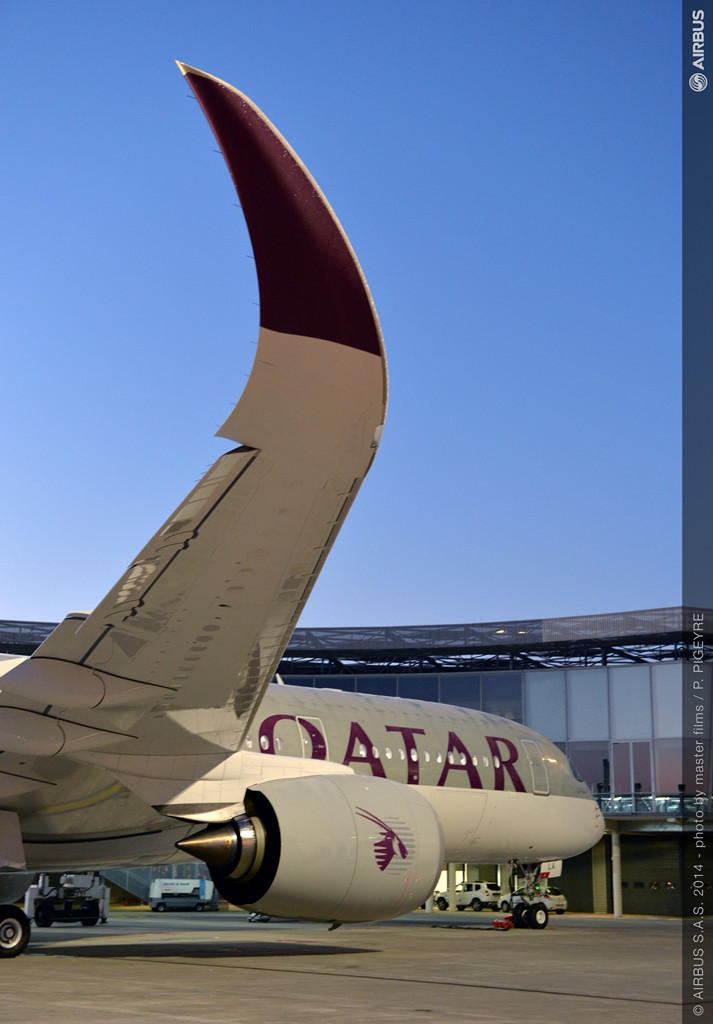 Qatar Airways A350-900XWB indulásra készen. (Fotó: Airbus) | © AIRportal.hu