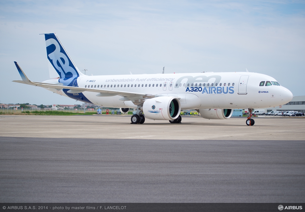 Az Airbus A320neo 2014. szeptember 25-én teljesítette szűzfelszállását. (Fotó: Airbus) | © AIRportal.hu