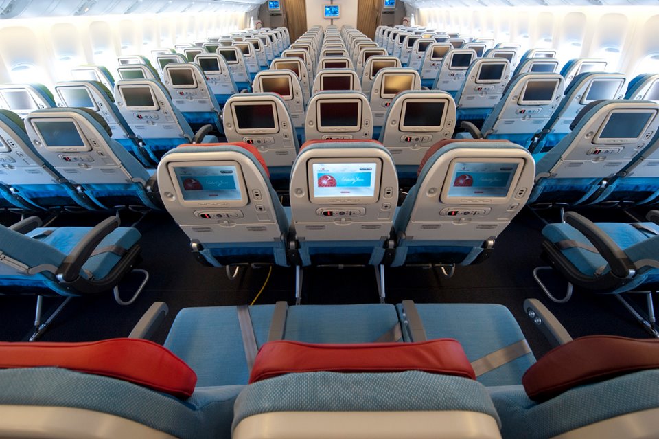 Economy Class a Boeing 777-300ER-en. (Fotó: Turkish Airlines) | © AIRportal.hu