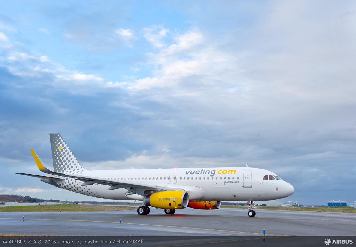 A 2004-ben alapított Vueling flottájában 5 darab A319-es mellett 85 darab A320-as teljesít szolgálatot. (Fotó: Airbus) | © AIRportal.hu