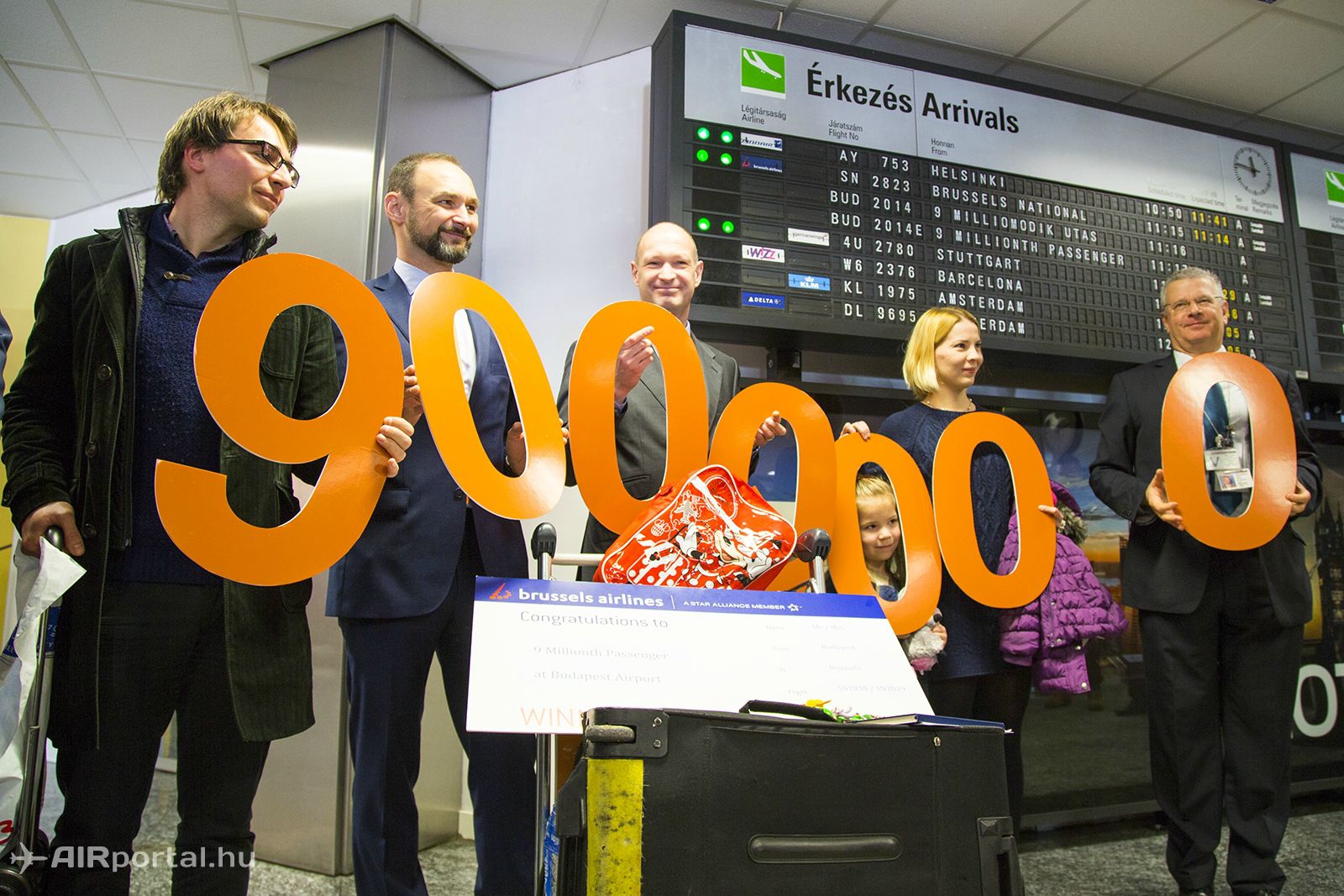 A repülőtér utasszáma decemberben lépte át a 9 milliót. (Fotó: AIRportal.hu) | © AIRportal.hu