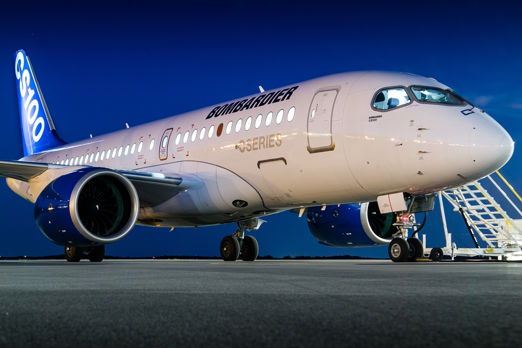 A Cseries 100-as egyik prototípusa. (Fotó: Bombardier Aerospace) | © AIRportal.hu