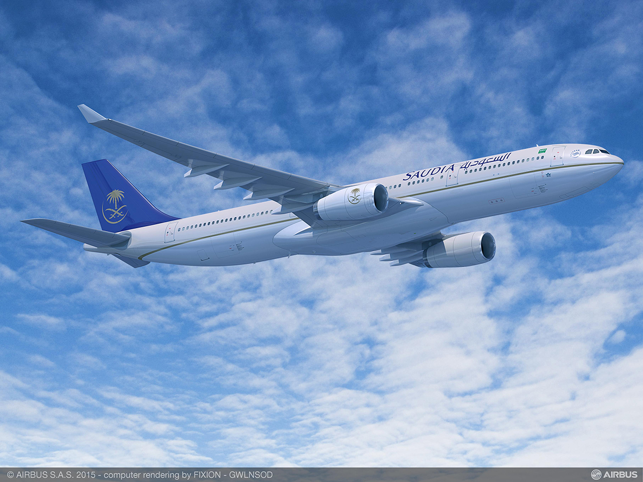 Saudi Arabian Airlines A330 Regional. Húsz darabot rendelt a szaúdi légitársaság. (Fotó: Airbus) | © AIRportal.hu