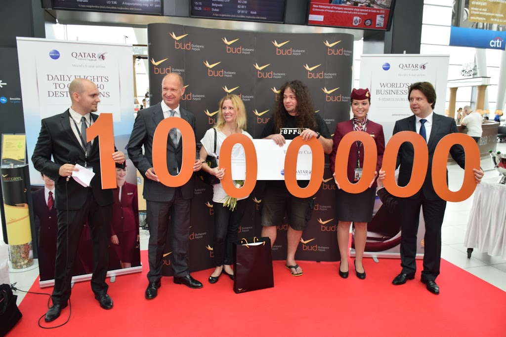 Tavaly egész évben volt 9,155 millió, most a legerősebb hónapban megvolt az 1 millió. (Fotó: Budapest Airport) | © AIRportal.hu