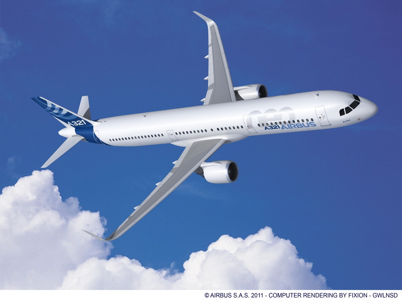 Airbus A321neo látványterv. A típusvariáns berepülési programja még nem vette kezdetét. (Forrás: Airbus) | © AIRportal.hu