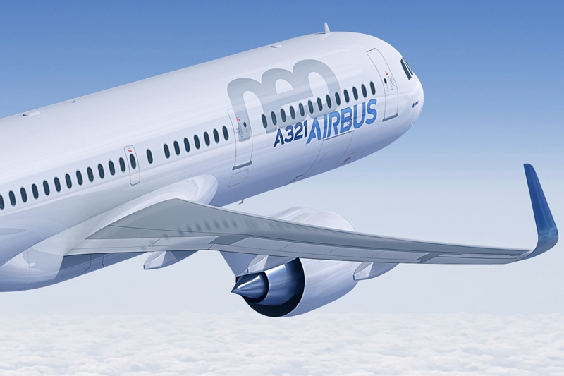 A jelenlegi A321neo maximális utaskapacitása 220 fő, az A321neo a SpaceFlex csomaggal már 236 főt vehet a fedélzetére. (Fotó: Airbus) | © AIRportal.hu
