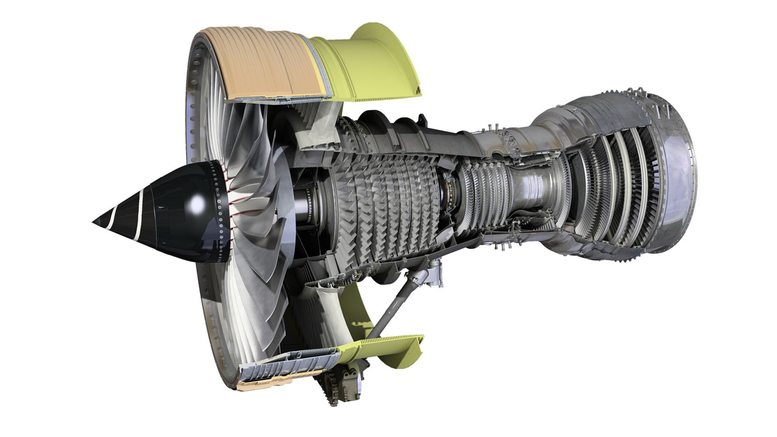 A választott Trent 700-as szerkezeti rajza. (Forrás: Rolls-Royce) | © AIRportal.hu