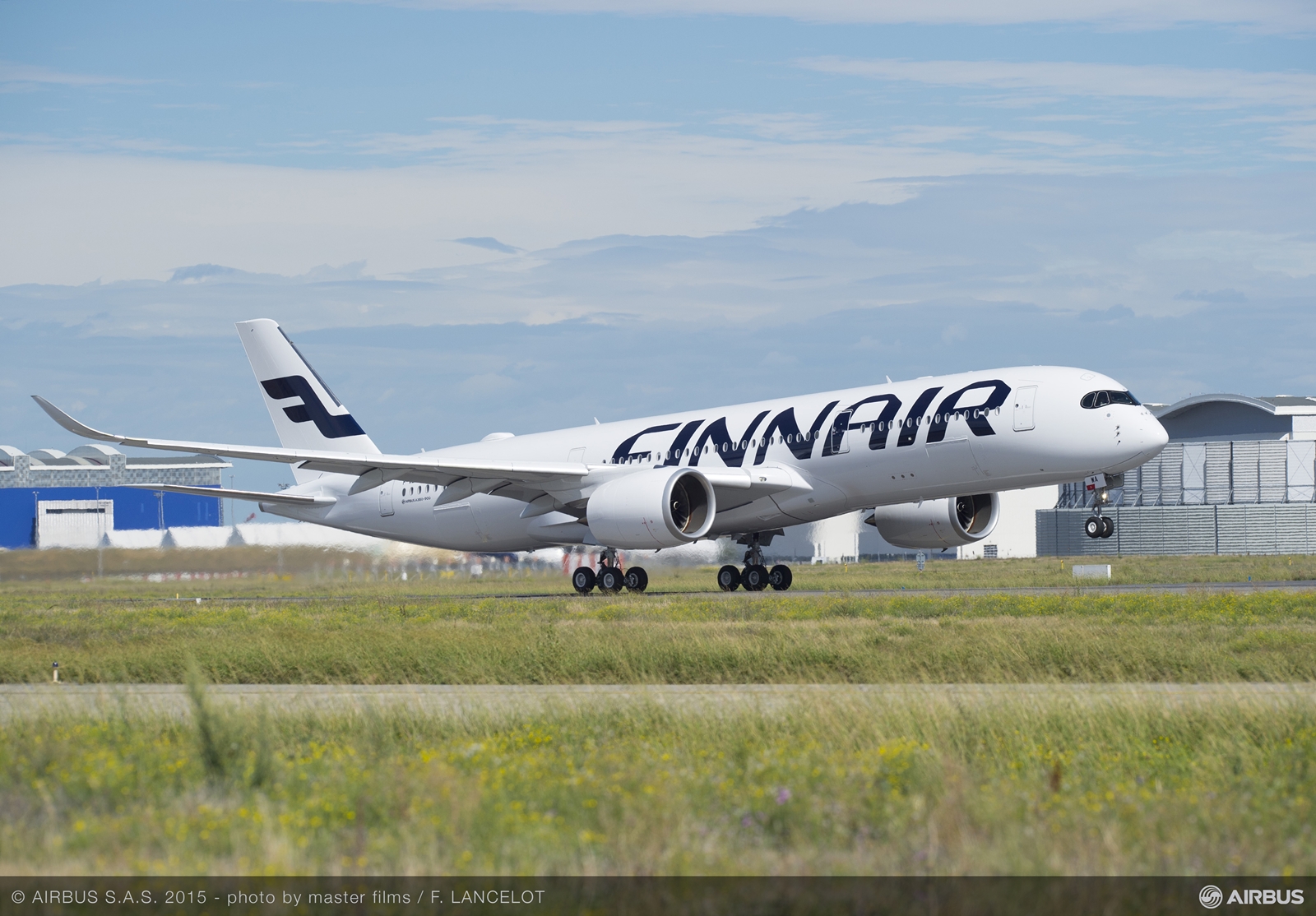 Az orr-futó elemelésének pillanata. (Fotó: Airbus) | © AIRportal.hu