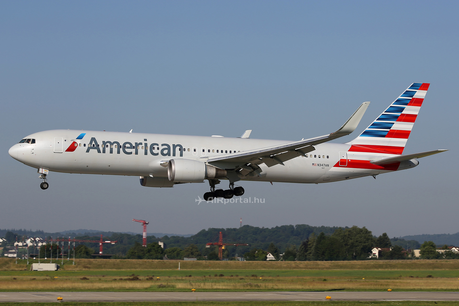 Az American egyik Boeing 767-es repülőgépe. (Fotó: AIRportal.hu) | © AIRportal.hu