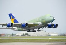 Levegőben a Skymark első A380-asa