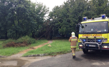 Nem kímélte vihar a repülőteret sem