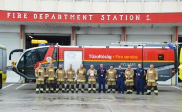 Ismét díjat kaptak a ferihegyi tűzoltók