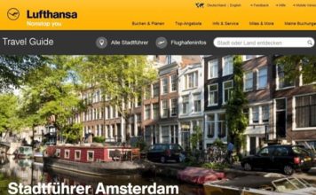 Online útikalauzt indított a Lufthansa