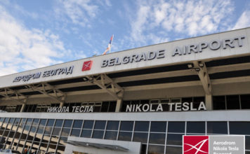 Mérik az utasok testhőmérsékletét a belgrádi repülőtéren