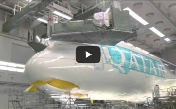 Így készült: Qatar A380 festése 4 percben