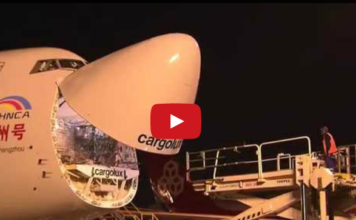 Cargolux: Tízezer tonna áru Luxemburg és Zhengzhou közt