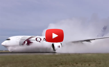 Így fürdették meg az Airbus A350 XWB-t