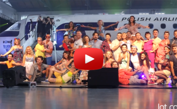 Mamma Mia! Zenés-táncos gépbemutató a LOT-nál