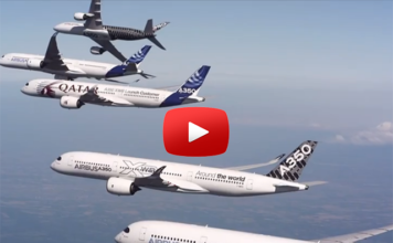 Így készült a film az A350XWB formációról