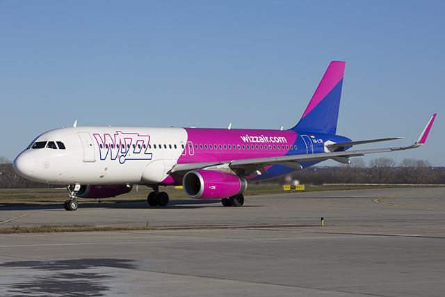 A Wizz Air Airbus A320-as repülőgépe. (Fotó: AIRportal.hu) | © AIRportal.hu