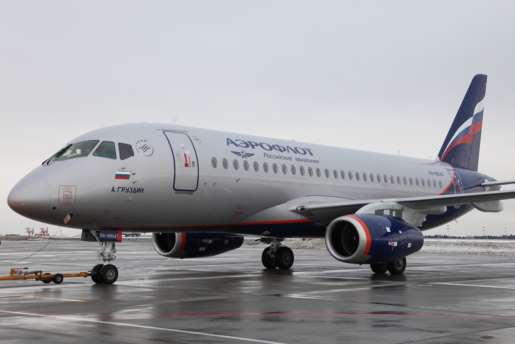 Az RA-89047 lajstromú gép február 24-én érkezett meg Moszkvába. (Fotó: Aeroflot) | © AIRportal.hu
