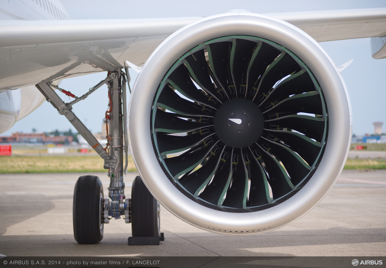 A problémás PW1100G hajtómű. (Fotó: Airbus) | © AIRportal.hu