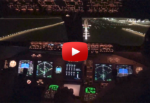 Ezt látják a pilóták egy éjszakai leszálláskor