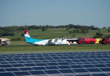 Balesetet szenvedett a Luxair Q400-asa