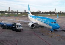 Lecseréli Boeing 737-700-asait az Aerolíneas Argentinas