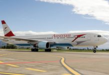 Austrian Airlines: irány Colombo, Boeing 767-essel
