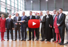 Repülőgép „keresztelő” a sógoroknál