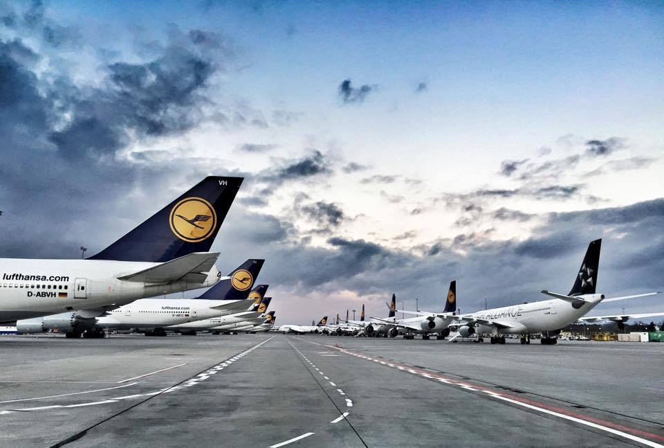 A Lufthansa repülőgépei a frankfurti repülőtéren. (Fotó: Frankfurt Airport) | © AIRportal.hu