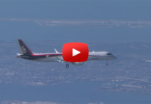 Videó a Mitsubishi MRJ szűzrepüléséről