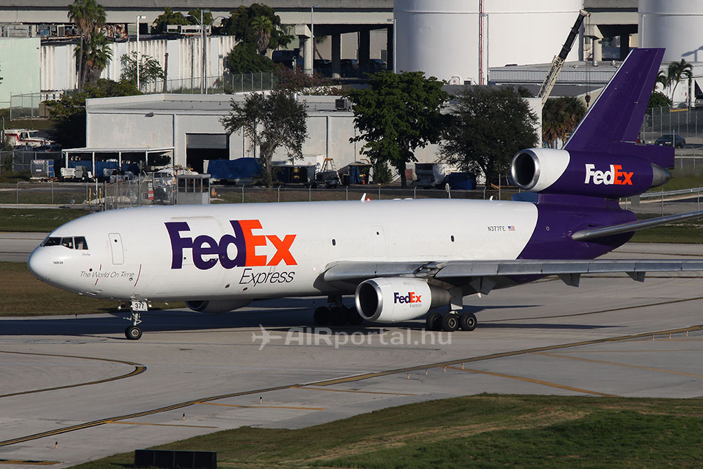 A FedEx Express egyik repülőgépe. (Fotó: AIRportal.hu) | © AIRportal.hu