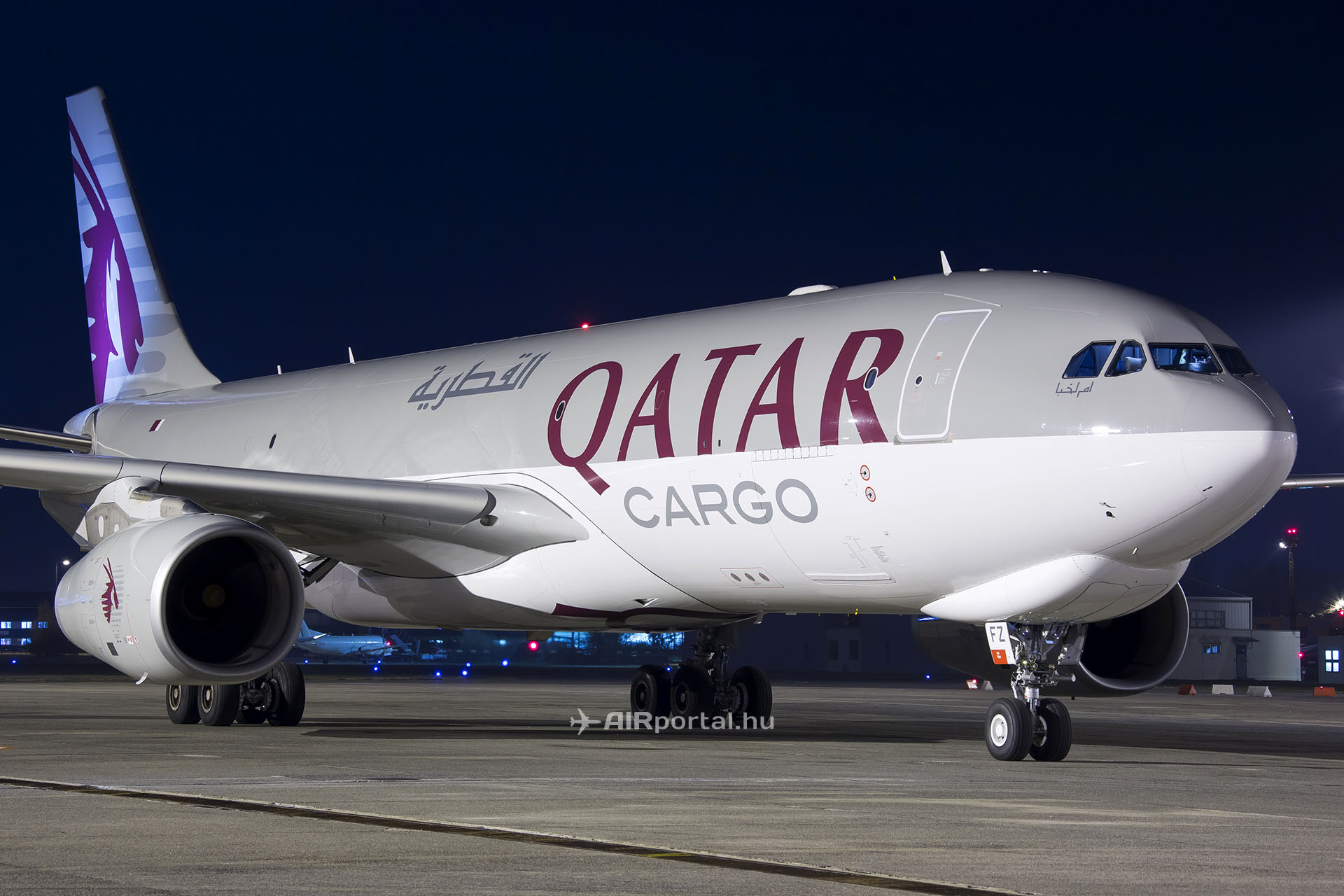 A Qatar Airways Cargo egyik Airbus A330F repülőgépe még 2013. novemberében Ferihegyen (Fotó: AIRportal.hu) | © AIRportal.hu