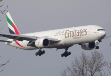 Visszafordult Budapestre az Emirates járata