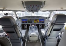 Ferihegyen járt a Bombardier CS100 regionális repülőgép