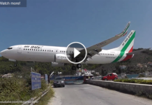 Őrülten alacsony megközelítések nem csak St. Maarten-on vannak!