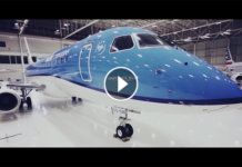 Bemutatjuk a KLM első Embraer E175-ös repülőgépét