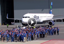 Így adták át az első USA-ban gyártott Airbust