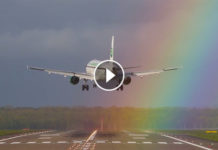 Kicsit giccsesre sikerült leszállás…