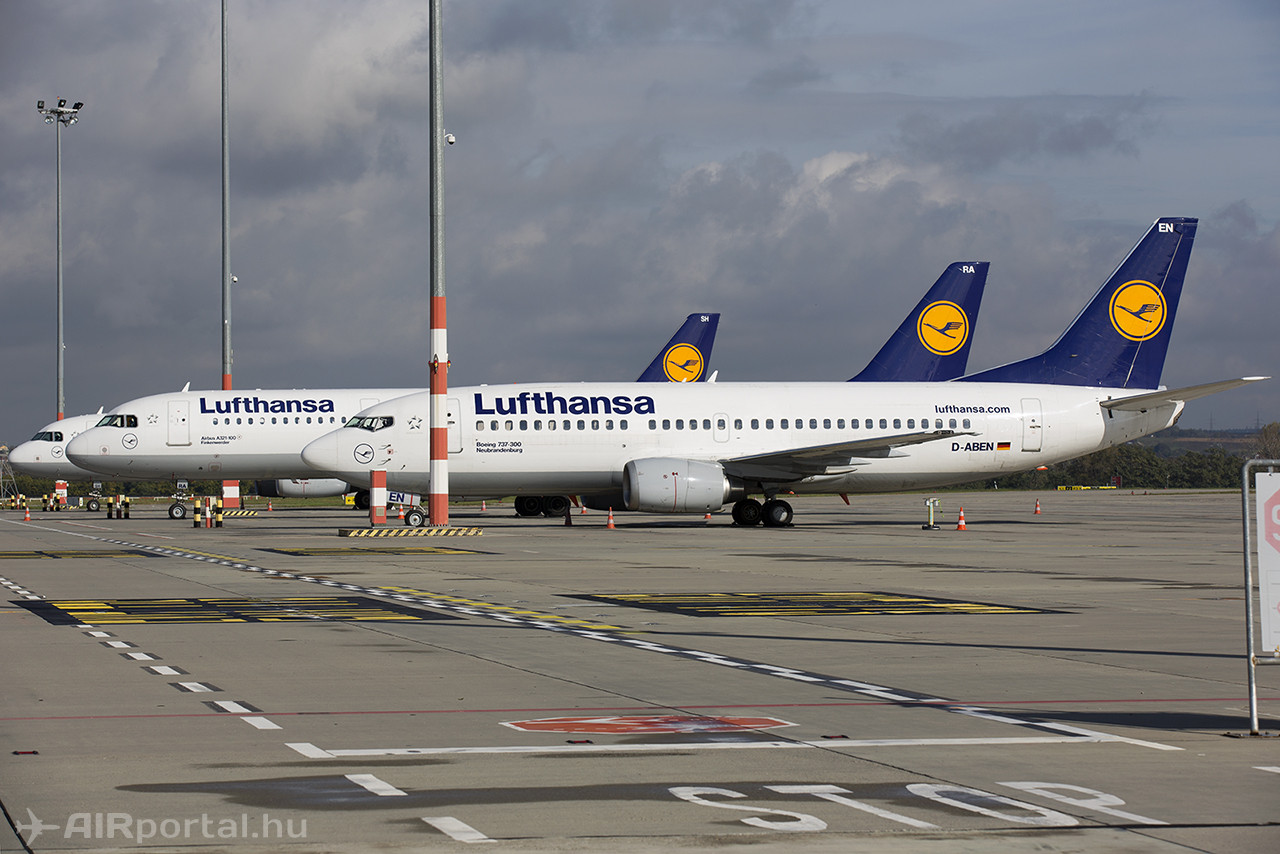 Sztrájk miatt Budapesten rekedt Lufthansa-gépek 2014. októberében Budapesten. Illusztráció. (Fotó: AIRportal.hu) | © AIRportal.hu