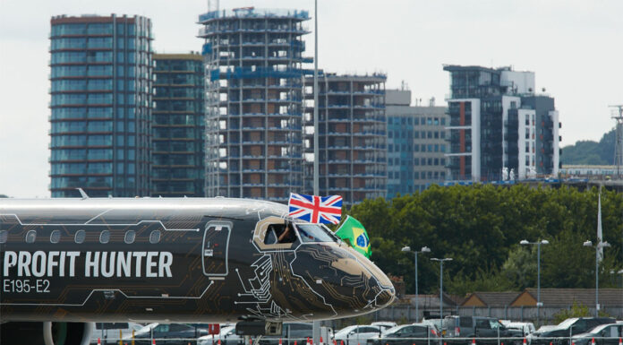 Megkapta az engedélyt a London-City reptér használatához a legnagyobb Embraer