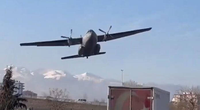 Kényszerleszállást hajtott végre a török légierő C-160-as szállítógépe